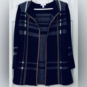 Charter Club Black and White Knit Sweater